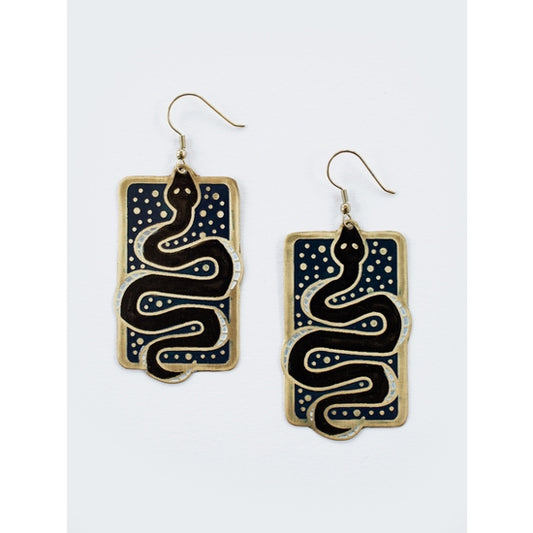 Snake Scene Earrings