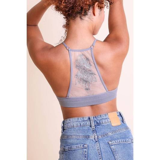 Mesh Racerback - Gray