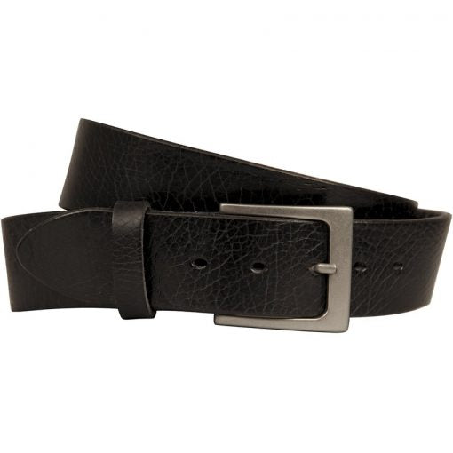 Lato Leather Belt - Black