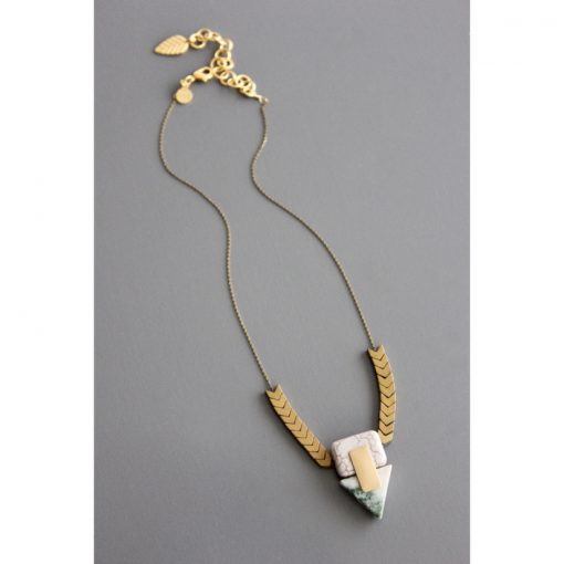 Spotted Arrow Necklace