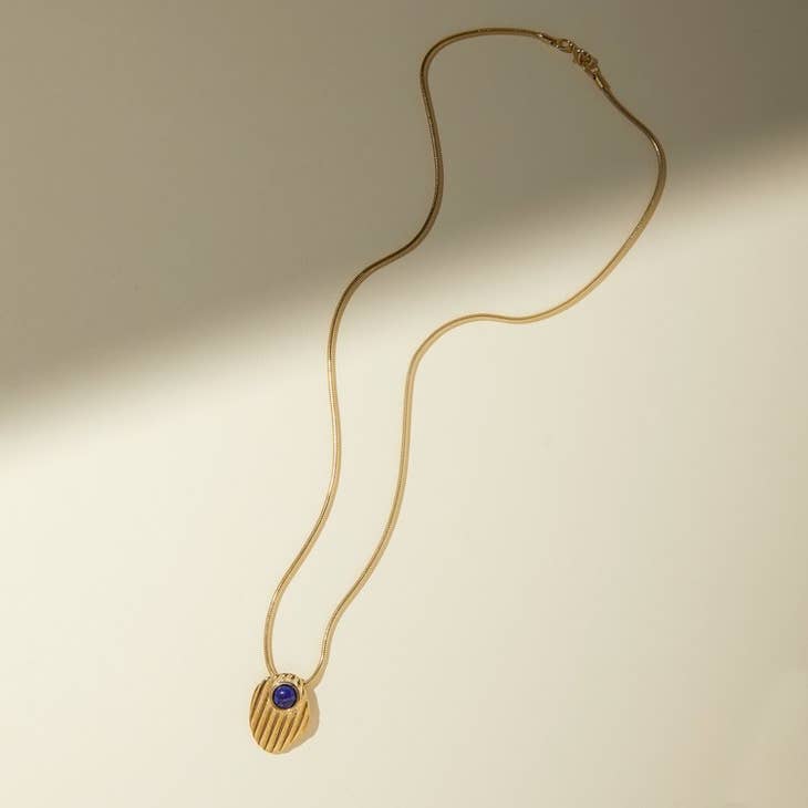 Rio Necklace - Lapis