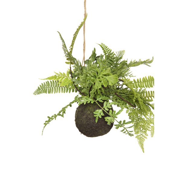 Small Faux Hanging Fern