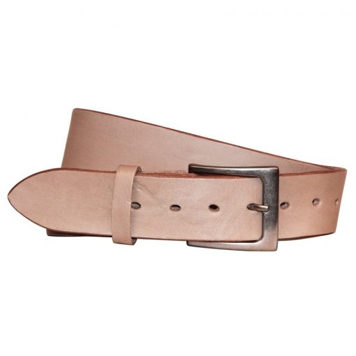 Lato Leather Belt - Cremello