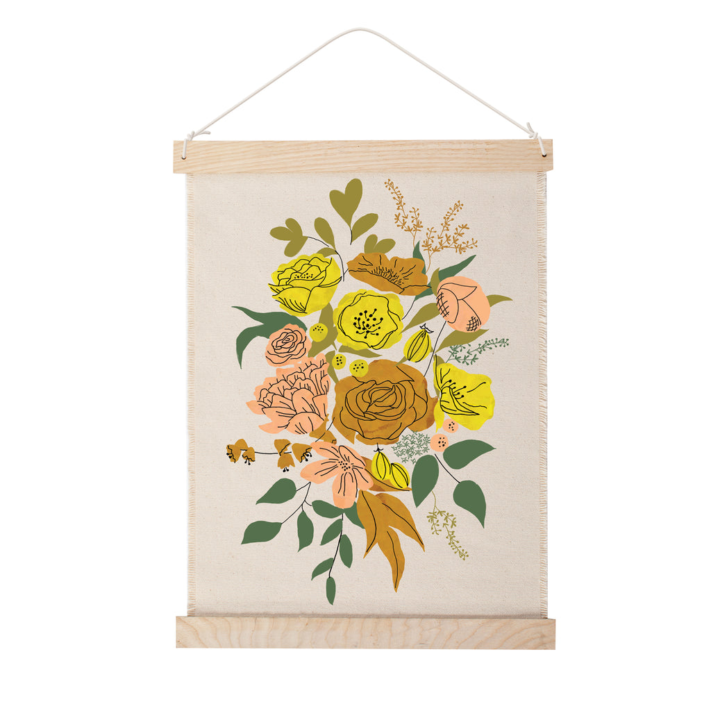 Canvas Wall Hanging - Floral