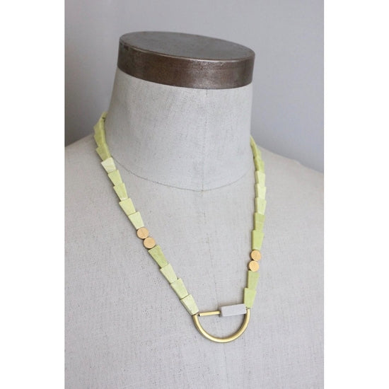 Jade Crescent Necklace
