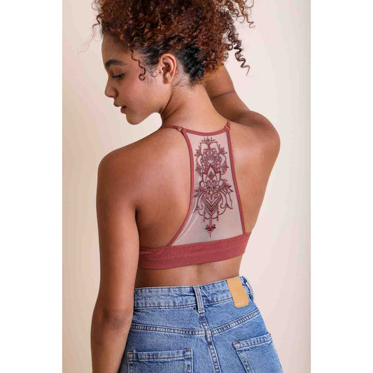 Mesh Racerback - Rust