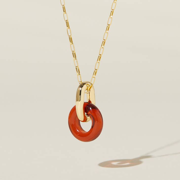 Anna Necklace - Brick