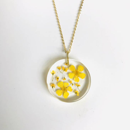 Botanical Full Moon Pendant - August Birthday