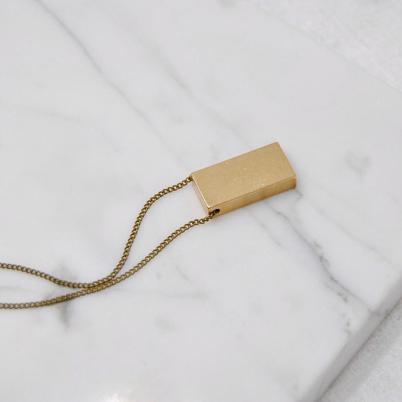 Wide Bar Necklace