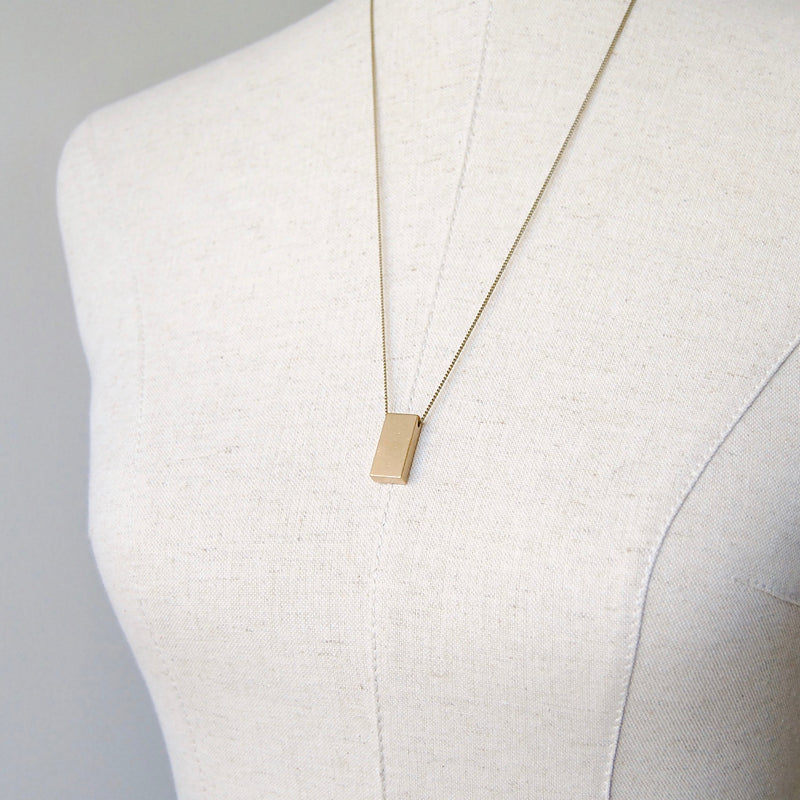 Wide Bar Necklace