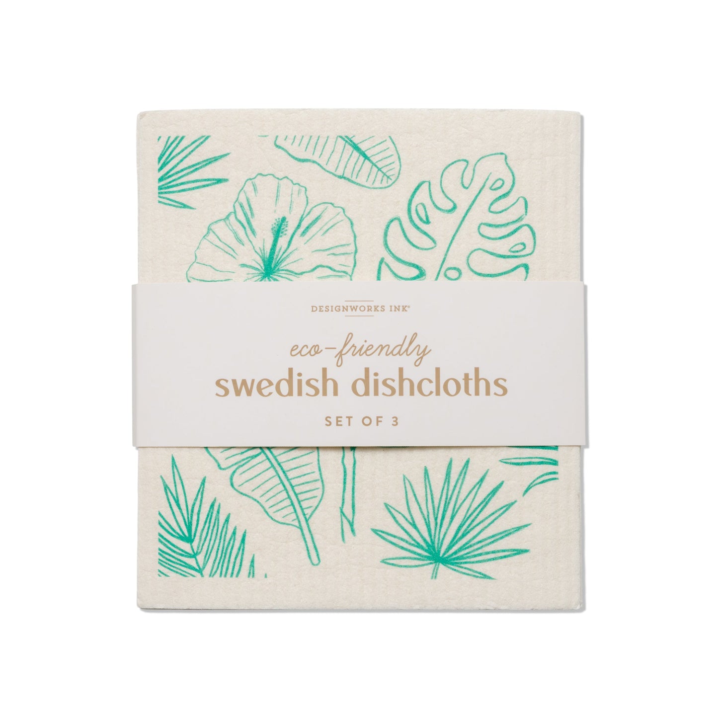 Swedish Dish Cloth Set - Botanical