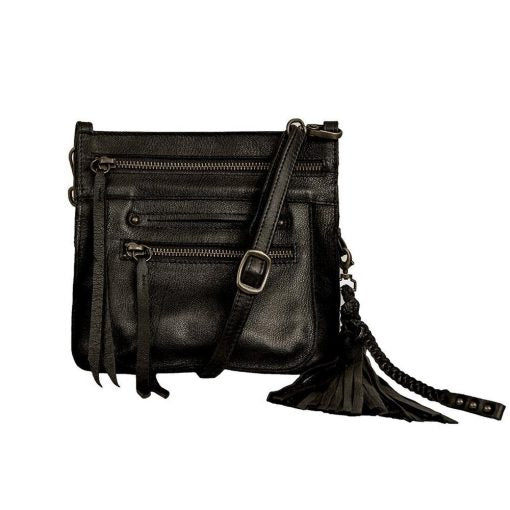 Stretta Crossbody Bag - Carbon Black
