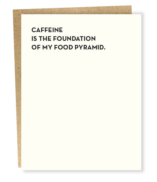 Caffeine Card by Sapling Press