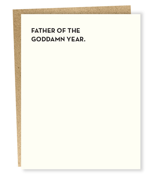 Father of the Year Card by Sapling Press