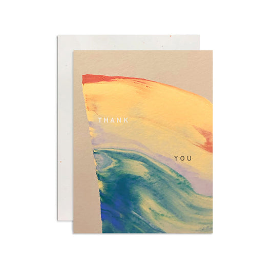Sunset Thank You Card by Moglea