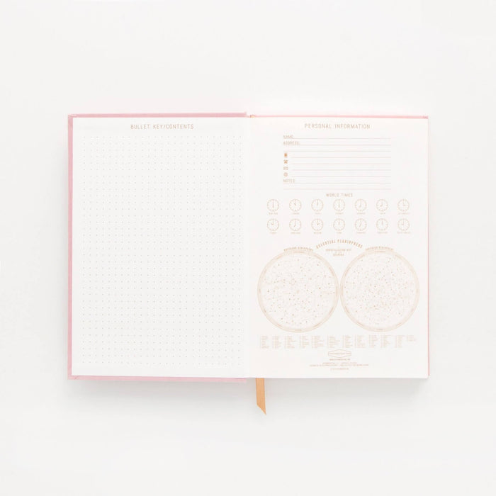 Bookcloth Weekly Planner - Pink