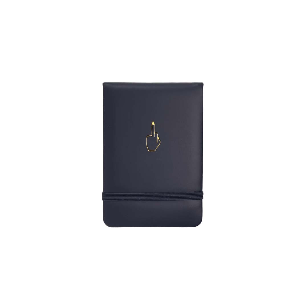 Middle Finger Pocket Journal - Black
