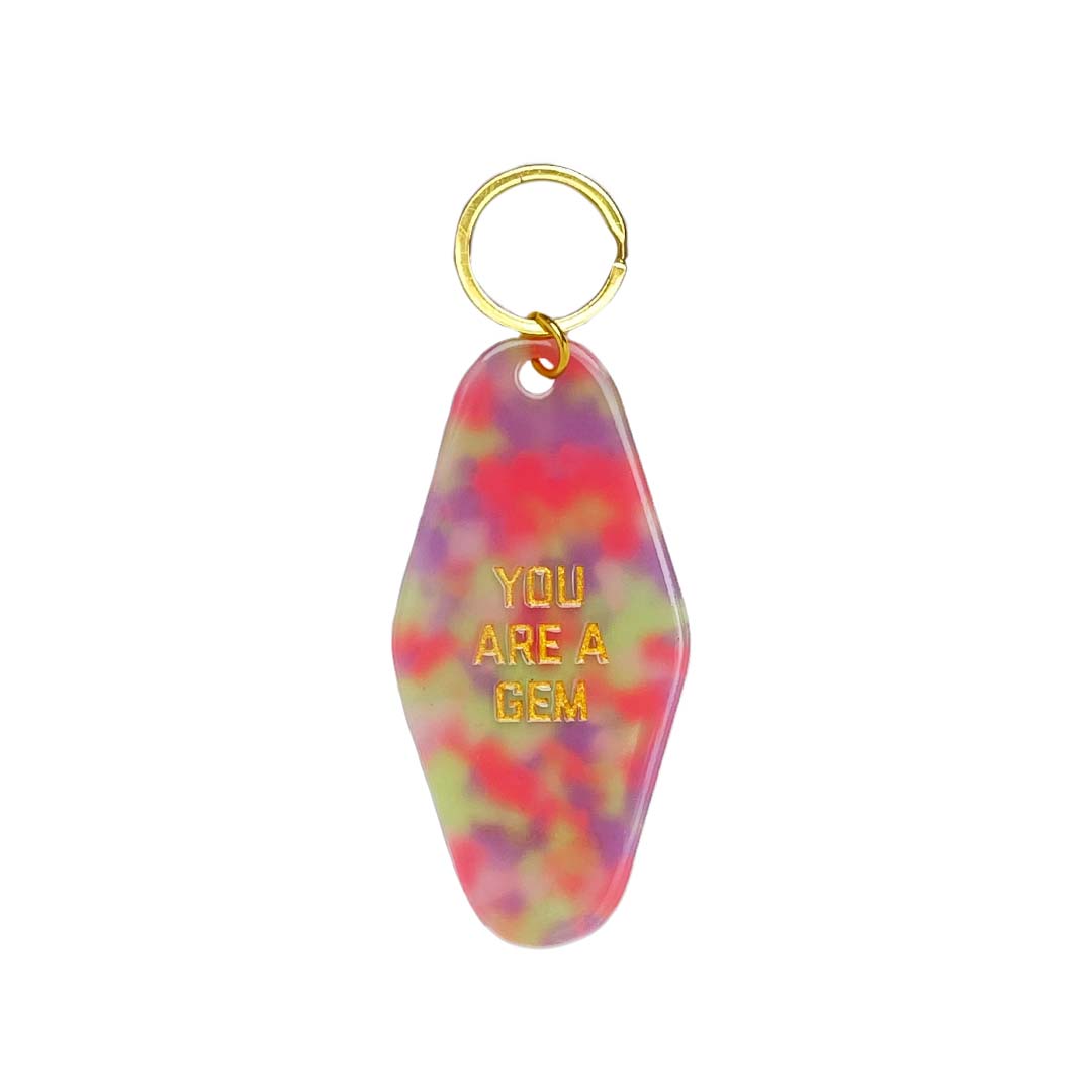You Are a Gem Motel Keytag