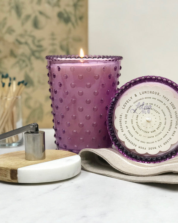 Simpatico Hobnail Candle - Lilac
