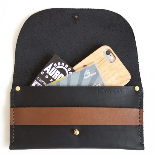 Cindy Wallet - Black/Cocoa