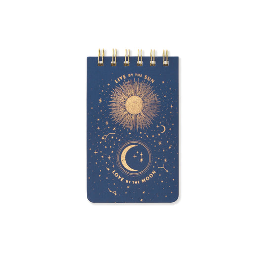 Cloth Covered Notepad - Live By The Sun