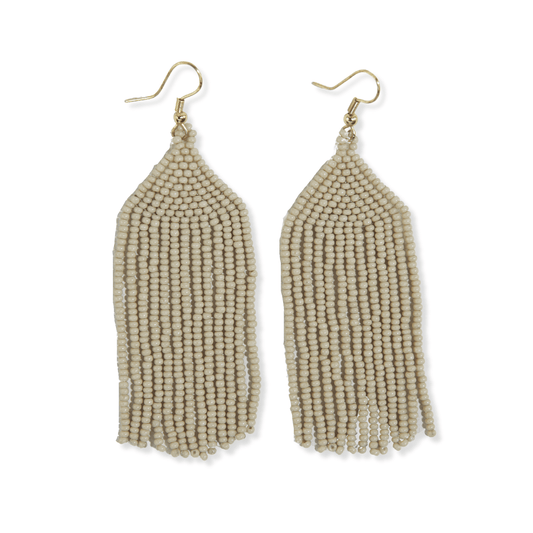 Michele Beaded Fringe Earrings