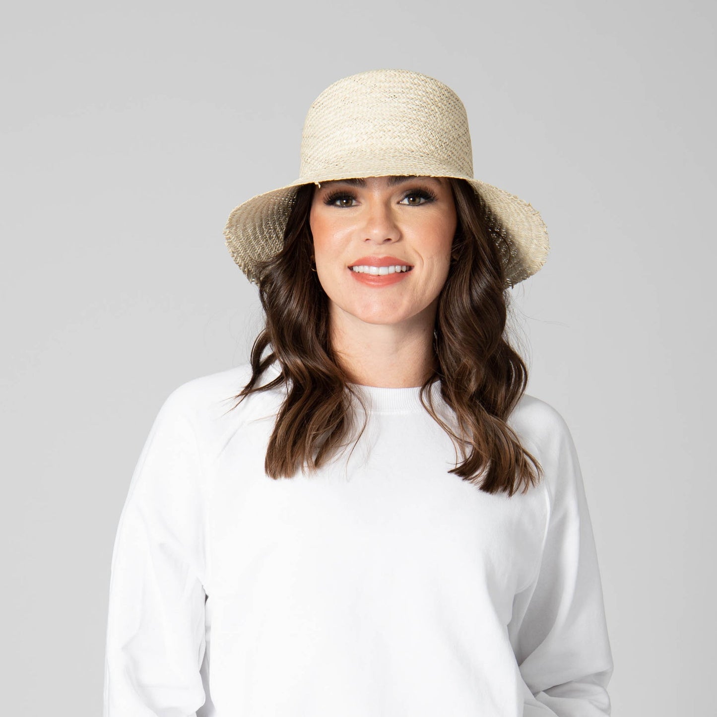 Naturalist Palm Straw Bucket Hat