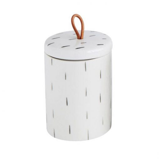 Patterned Lidded Container - Dash