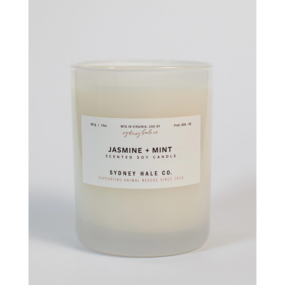 Sydney Hale Candle - Jasmine + Mint