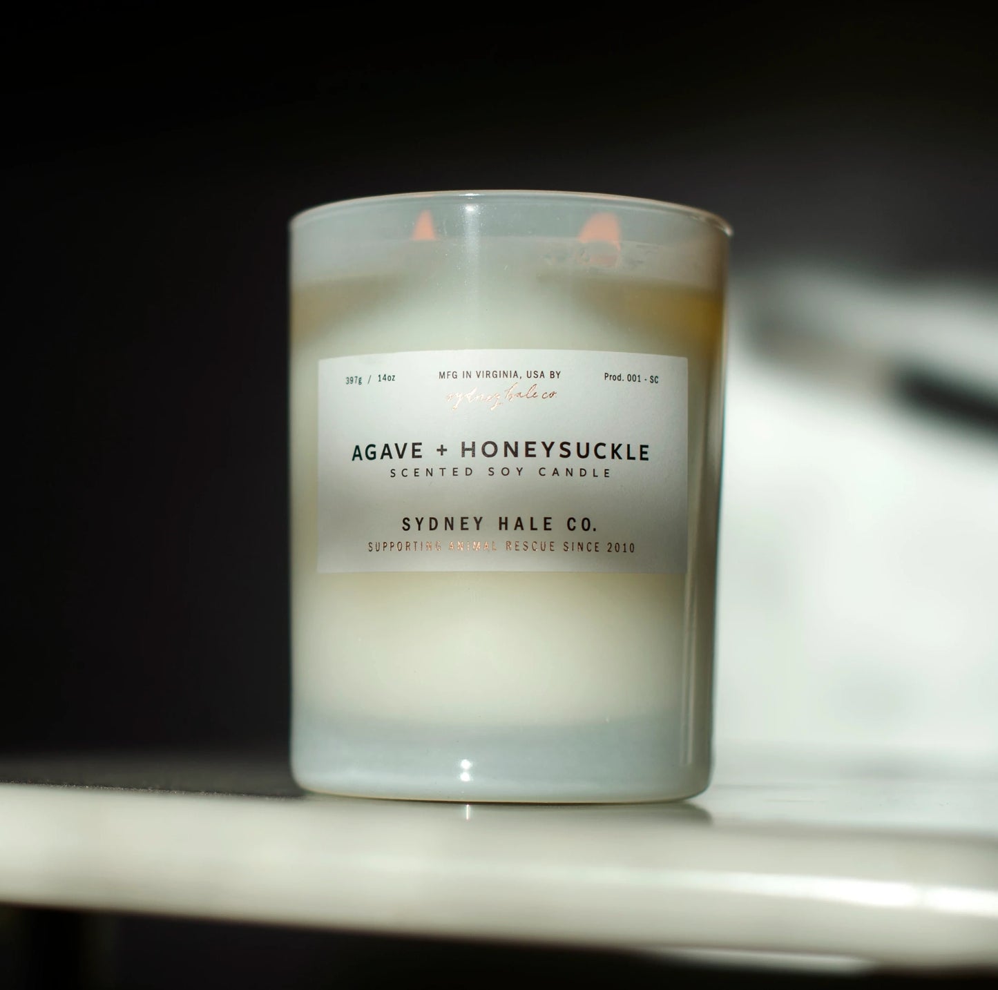 Sydney Hale Candle - Agave + Honeysuckle