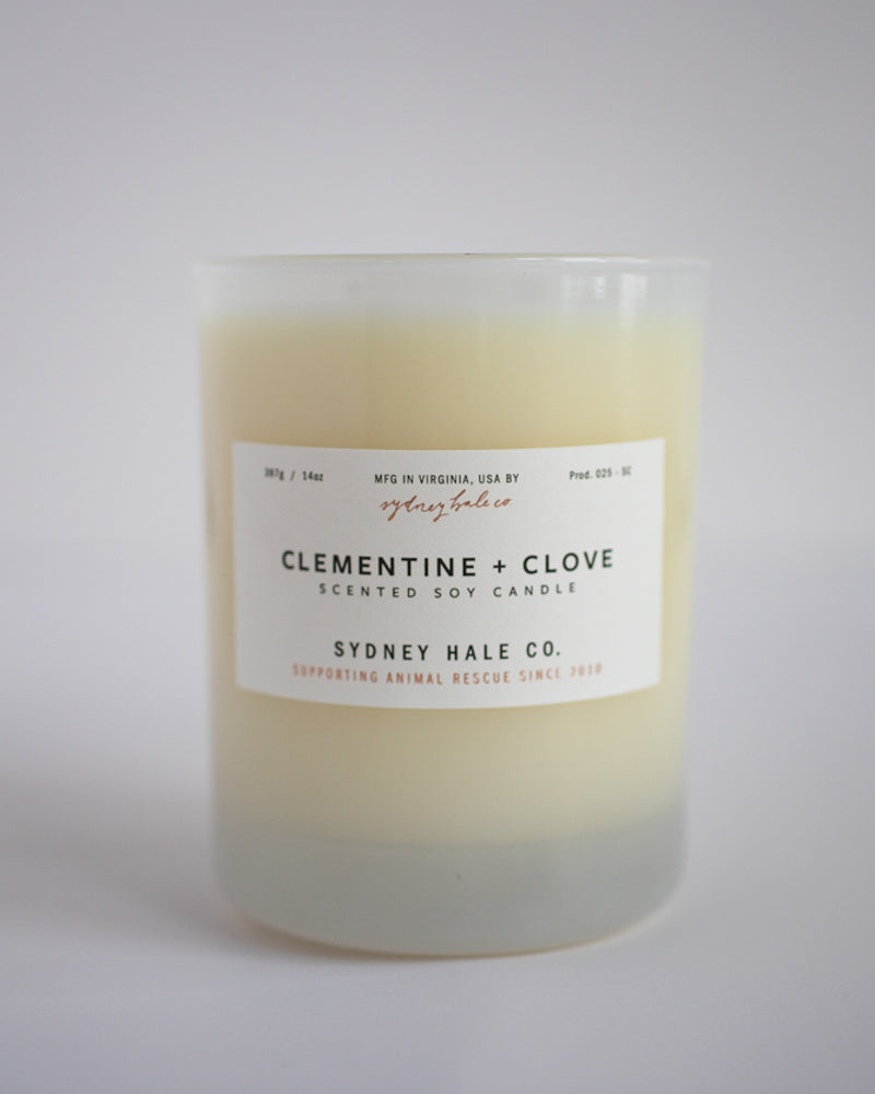 Sydney Hale Candle - Clementine + Clove