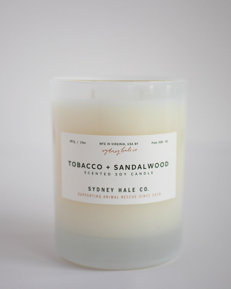 Sydney Hale Candle - Tobacco + Sandalwood