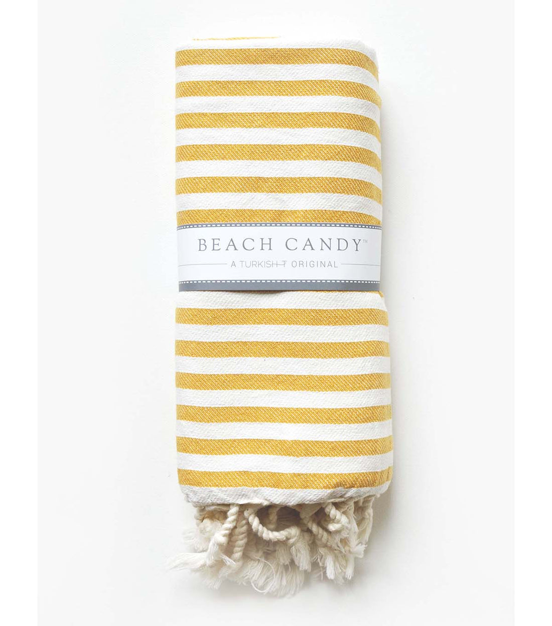 Beach Candy Towel - Mustard