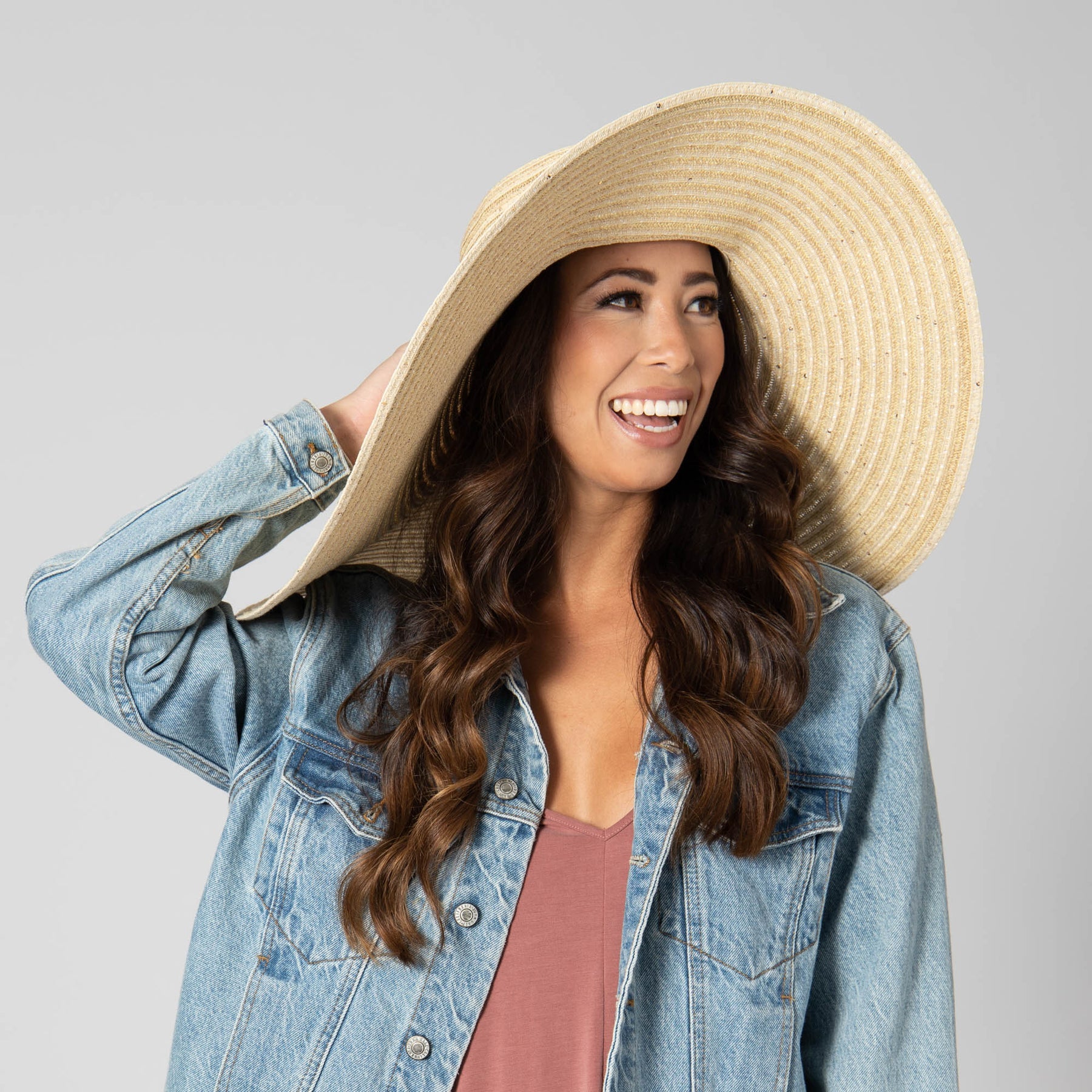 Large brim floppy hat on sale