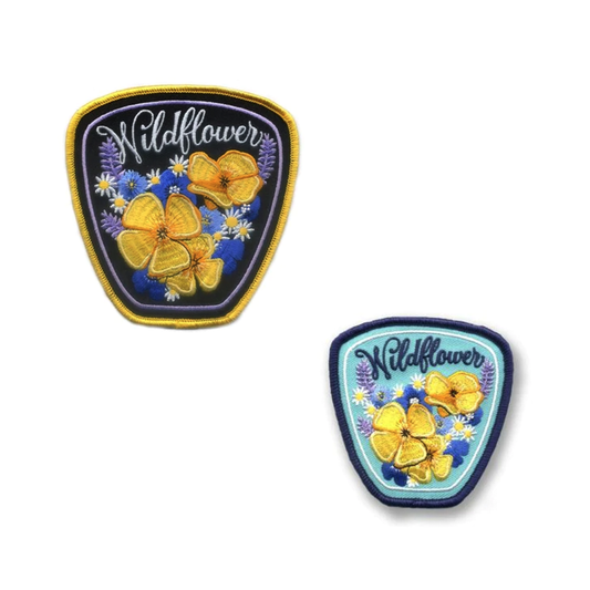 Wildflower Embroidered Patch