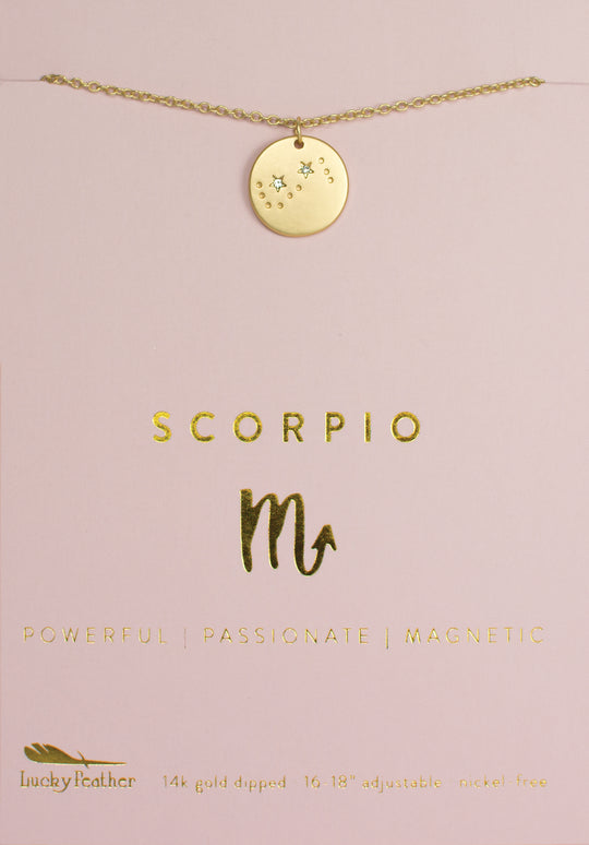 Zodiac Necklace - Scorpio