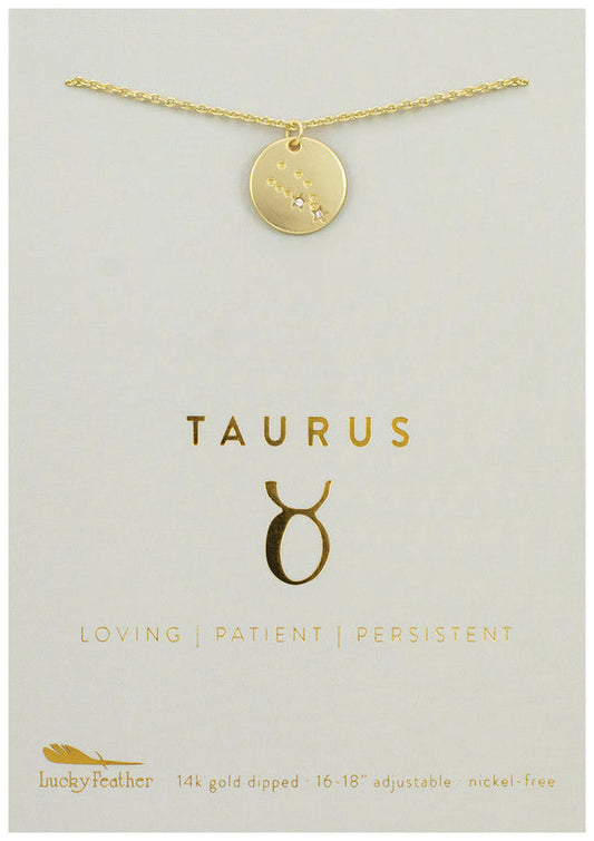 Zodiac Necklace - Taurus