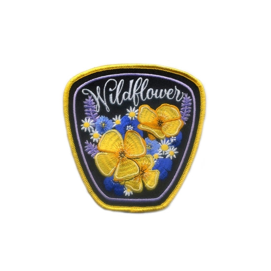 Wildflower Embroidered Patch