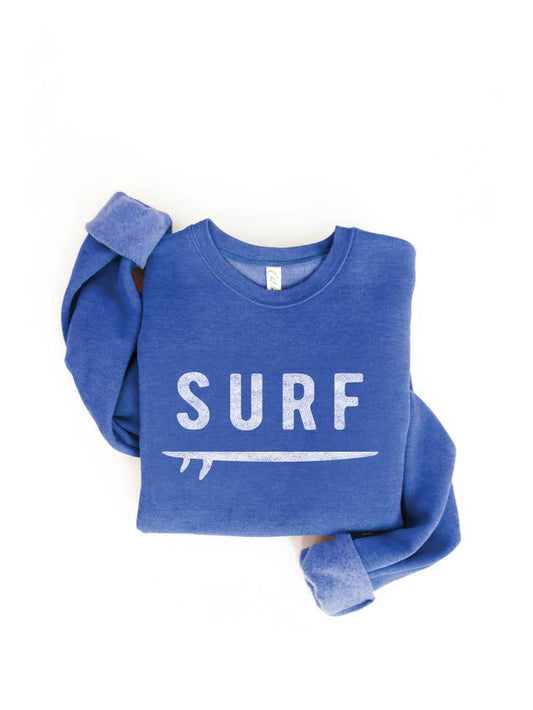 Surf Sweatshirt - Heather Royal