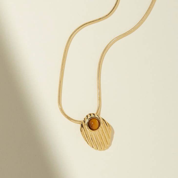 Rio Necklace - Tigers Eye