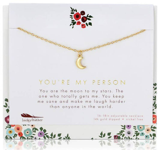You're My Person Necklace + Card