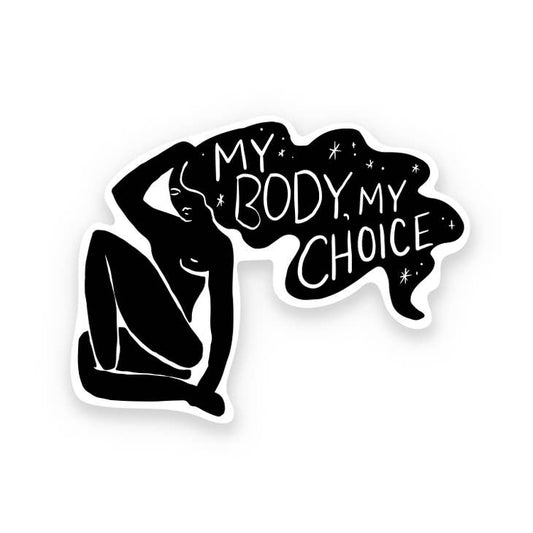 My Body Black Single Sticker