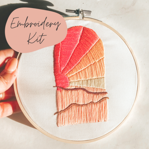 Embroidery Kit - Setting Sun
