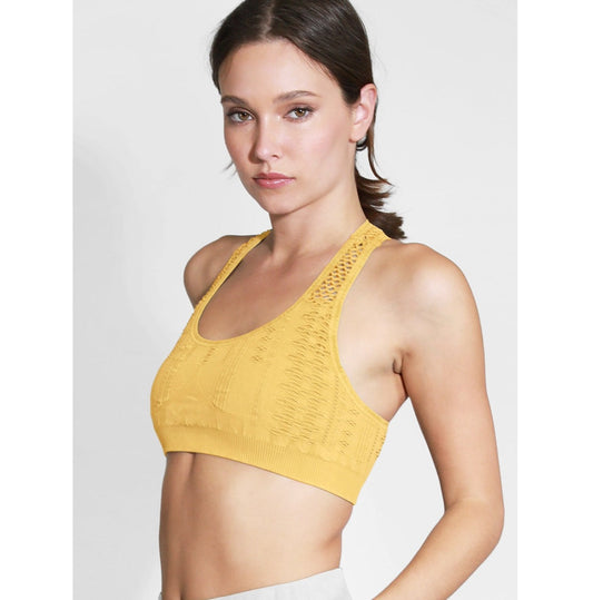 Detailed Bralette - Marigold