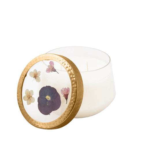 Geranium Floral Candle - Large