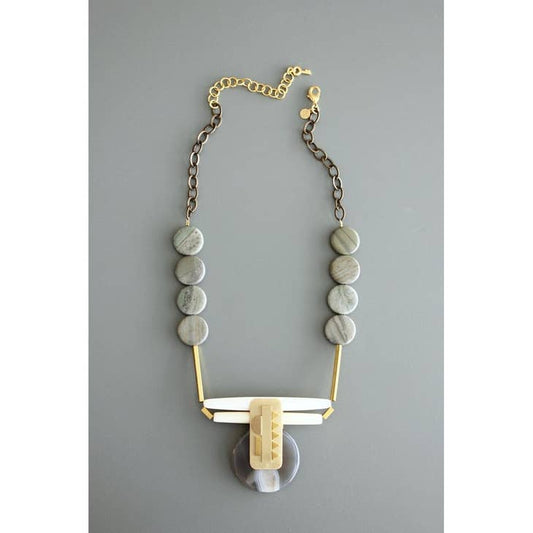 Athena Jasper & Agate Necklace