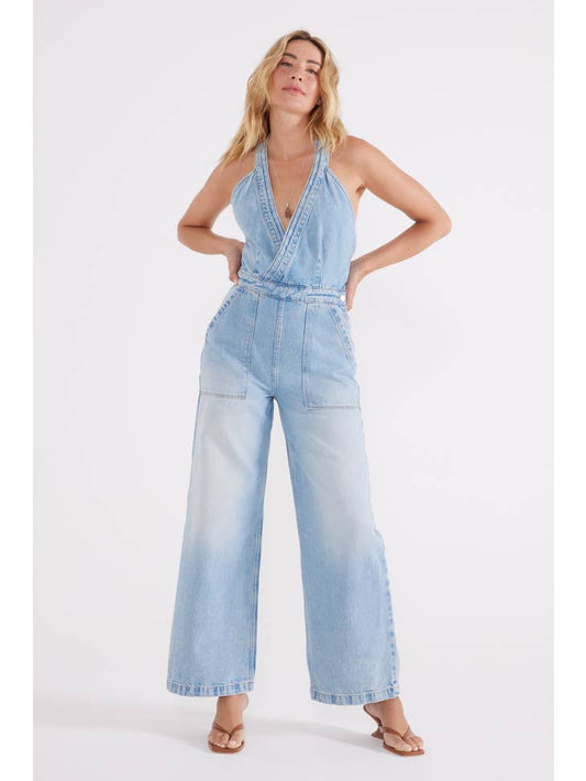 Emel Carpenter Denim Jumpsuit - Saladita