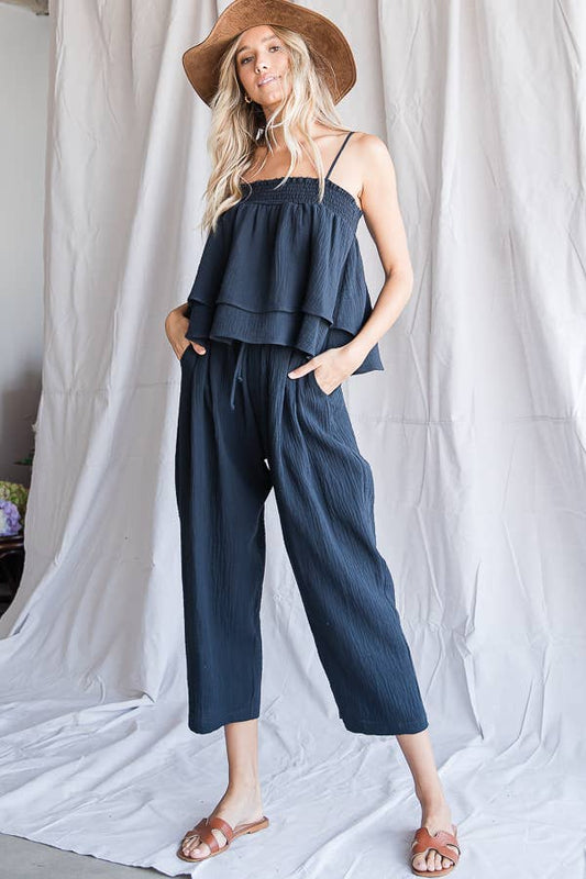 Beach Goer Pants - Navy