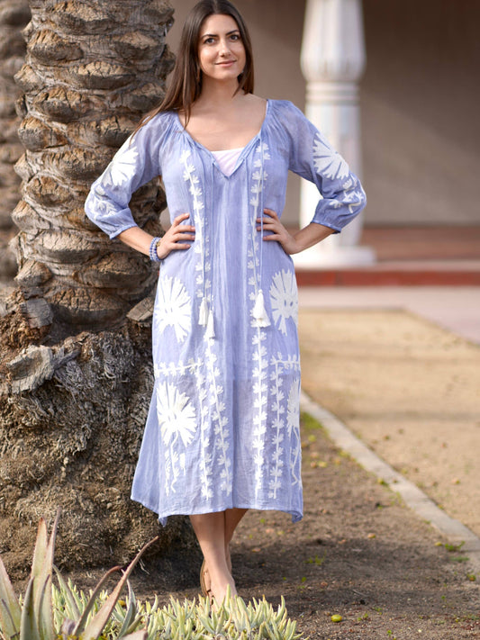 Elana Dress Sky Blue