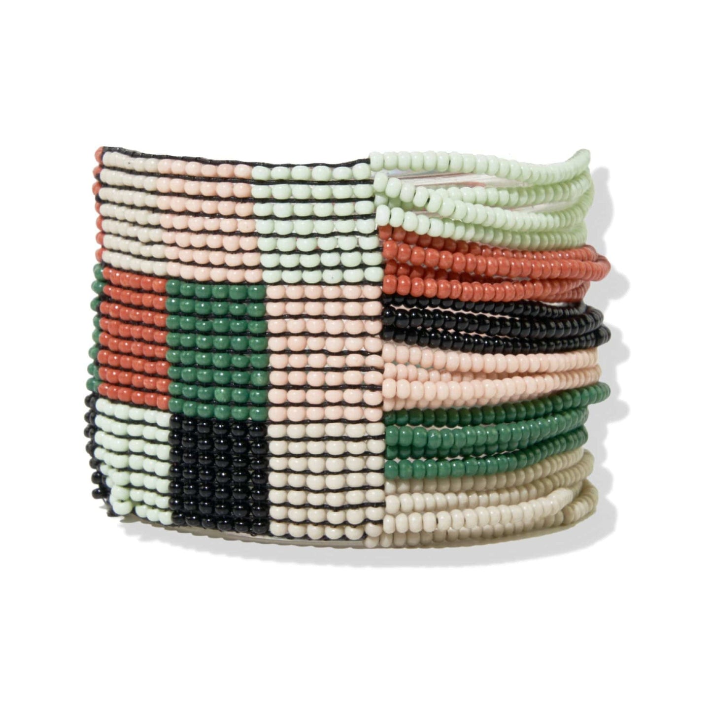 Desert Check Woven Multi Layer Bracelet